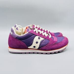 Saucony Shoes Womens 5.5 Purple Jazz Original Retro Runner Sneakers